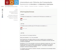 Tablet Screenshot of lcc.di.uminho.pt
