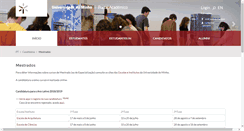 Desktop Screenshot of candidaturas.alunos.uminho.pt