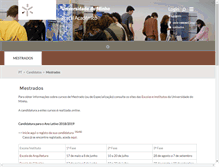Tablet Screenshot of candidaturas.alunos.uminho.pt