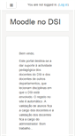 Mobile Screenshot of moodle.dsi.uminho.pt