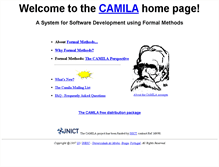 Tablet Screenshot of camila.di.uminho.pt
